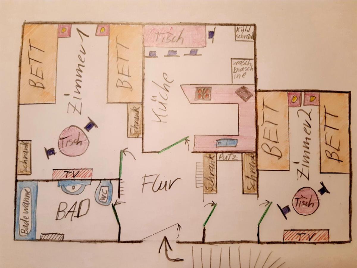 Ara Monteurzimmer Ferienwohnung Zentrumsnah Kesselsdorferstr Drážďany Exteriér fotografie